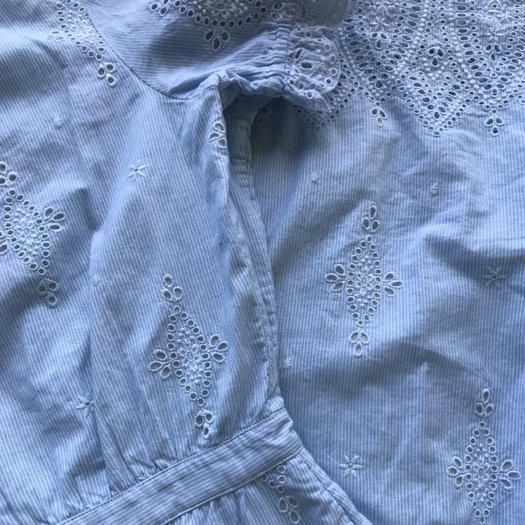 Joie Charae Midi Shirtdress desert sky blue Size 6 - Picture 5 of 6